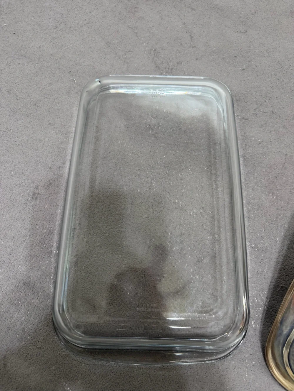 Silver Rectangular Serving Chafing Frame with Glass Insert and Lid